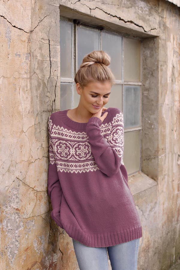 PAULINE dammig rosalila