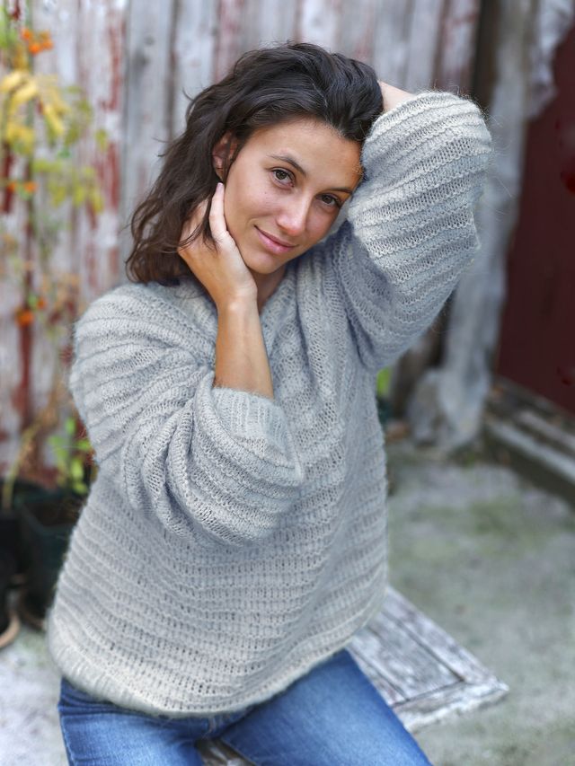 MELT tröja dimma grå