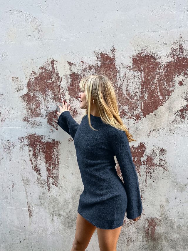 ØK 04-03e Rubina kjole marine