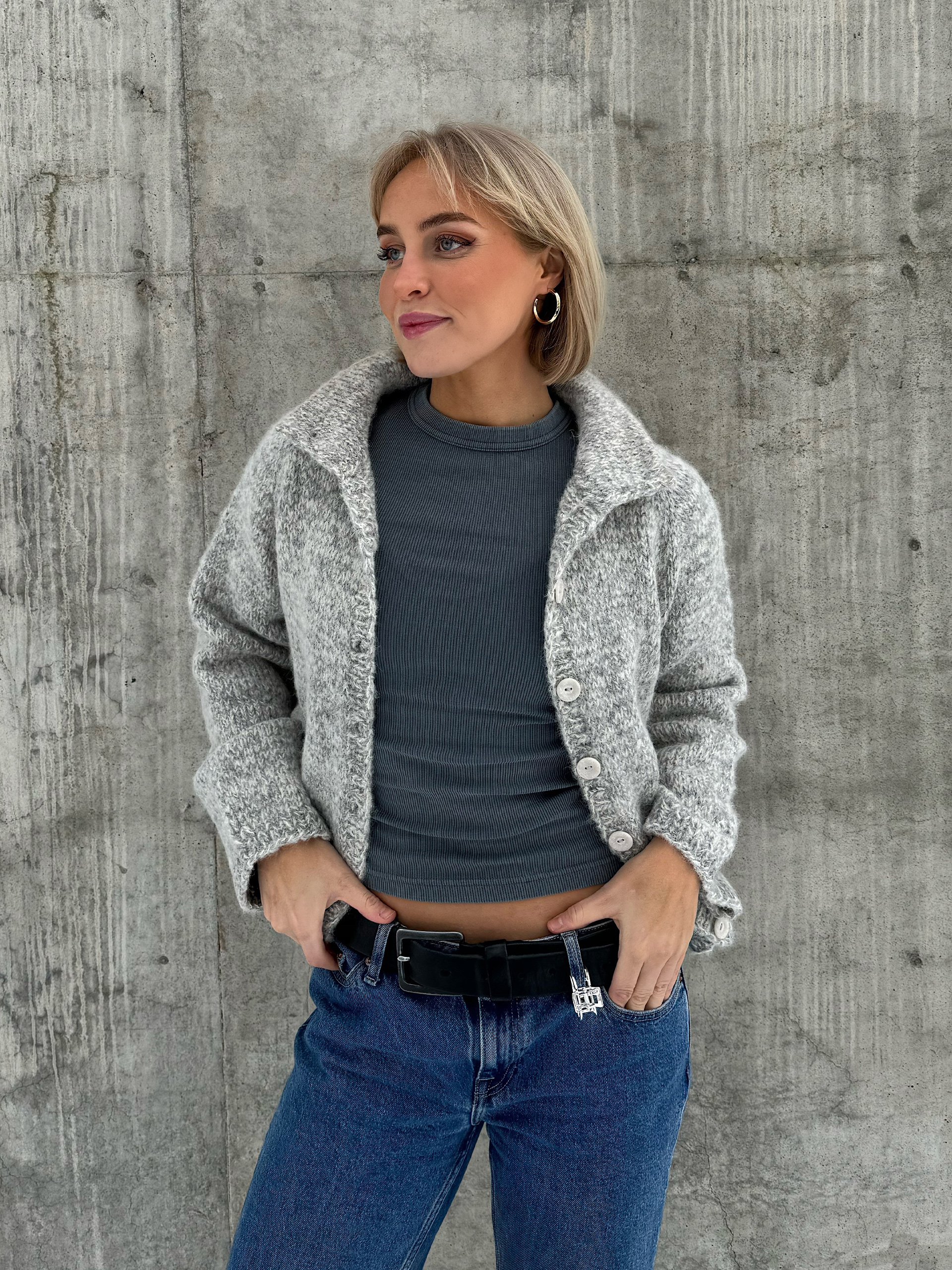 24-16 Nøkken Chunky cardigan