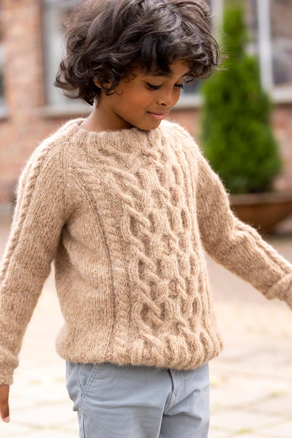 103-01 Ametyst tröja kamel