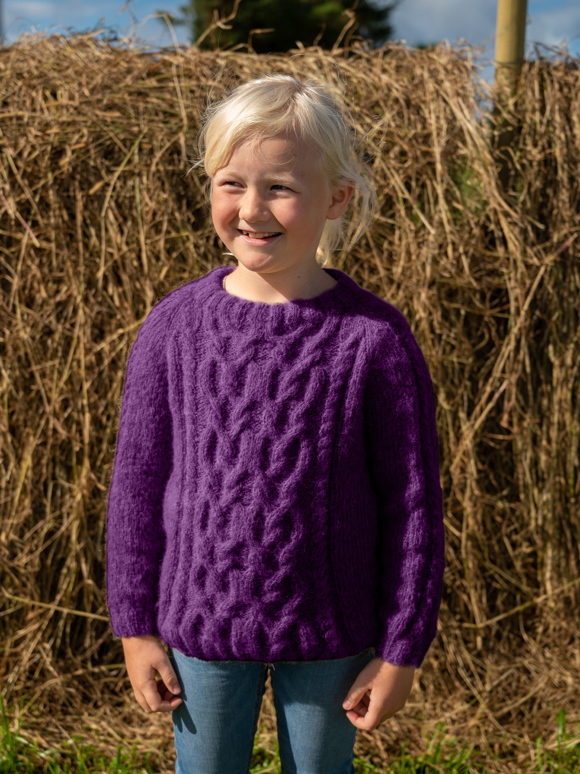 114-05c Ametyst genser purpur