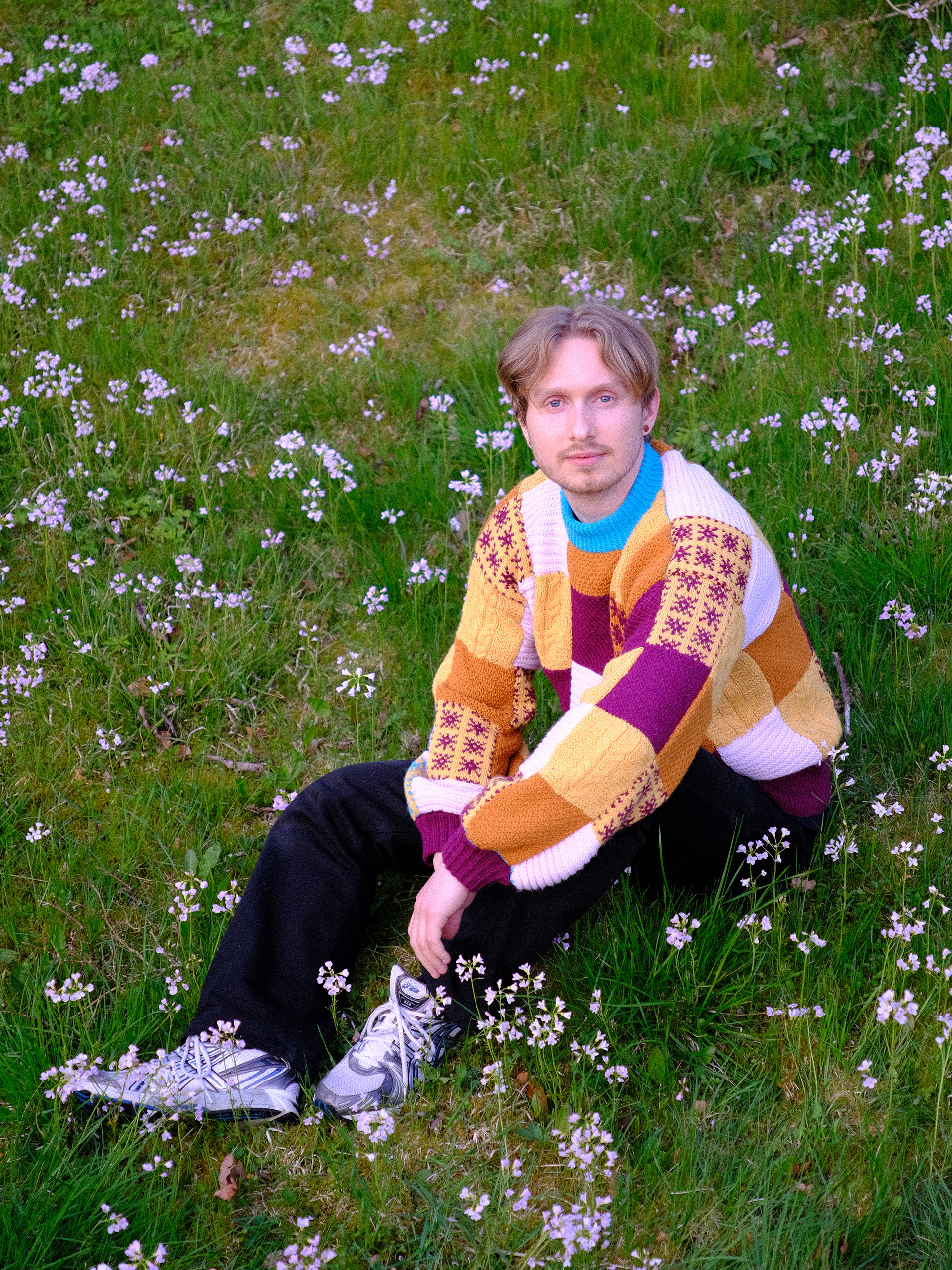 119-11 Patchwork genser