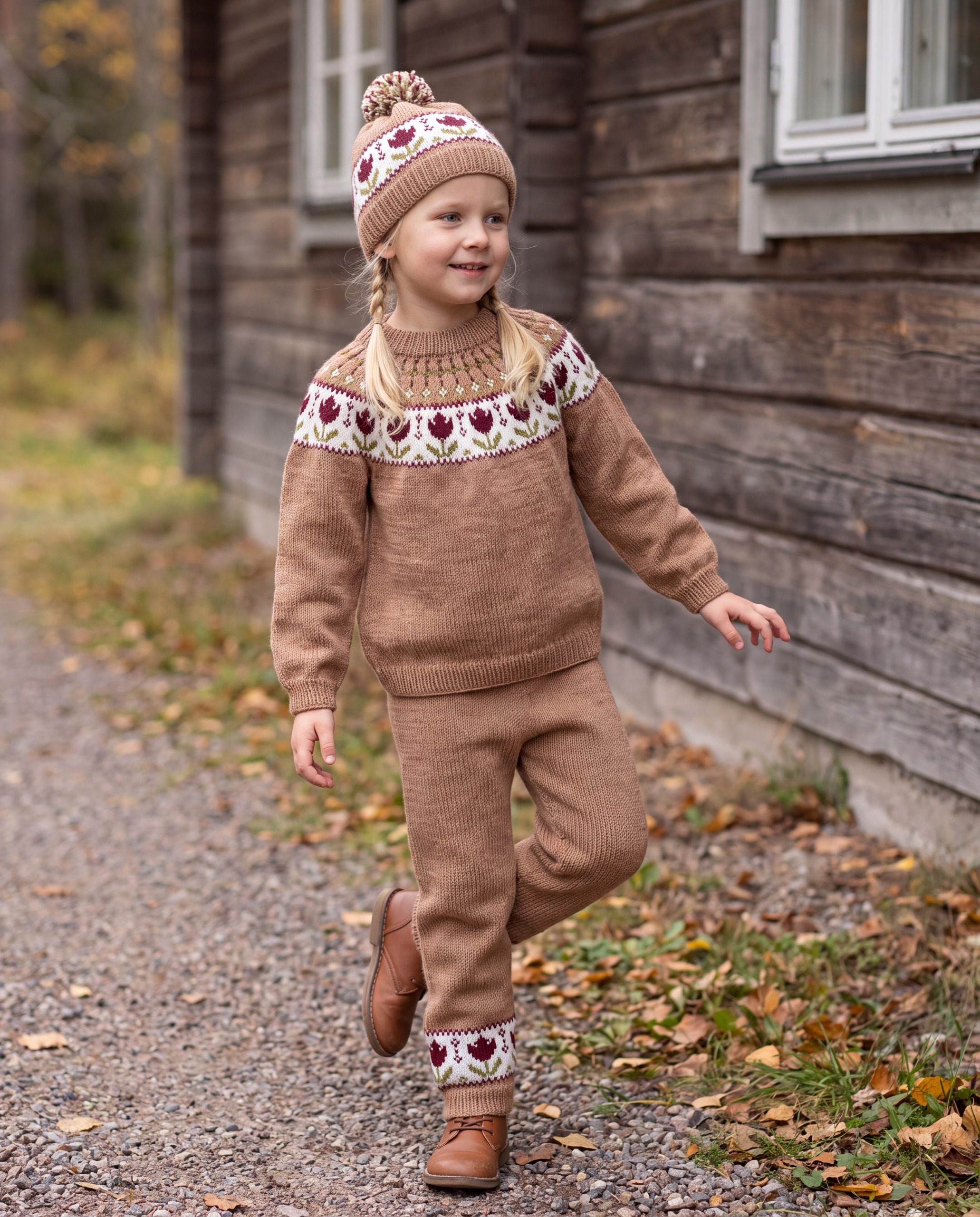 Tulipan komplett pakkedeal varm beige