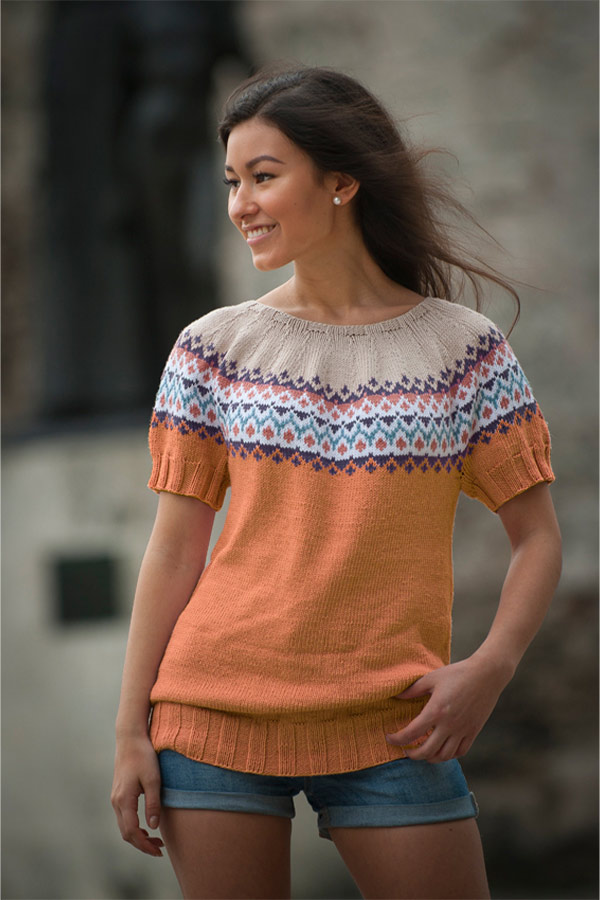 1706-7 Suna top orange