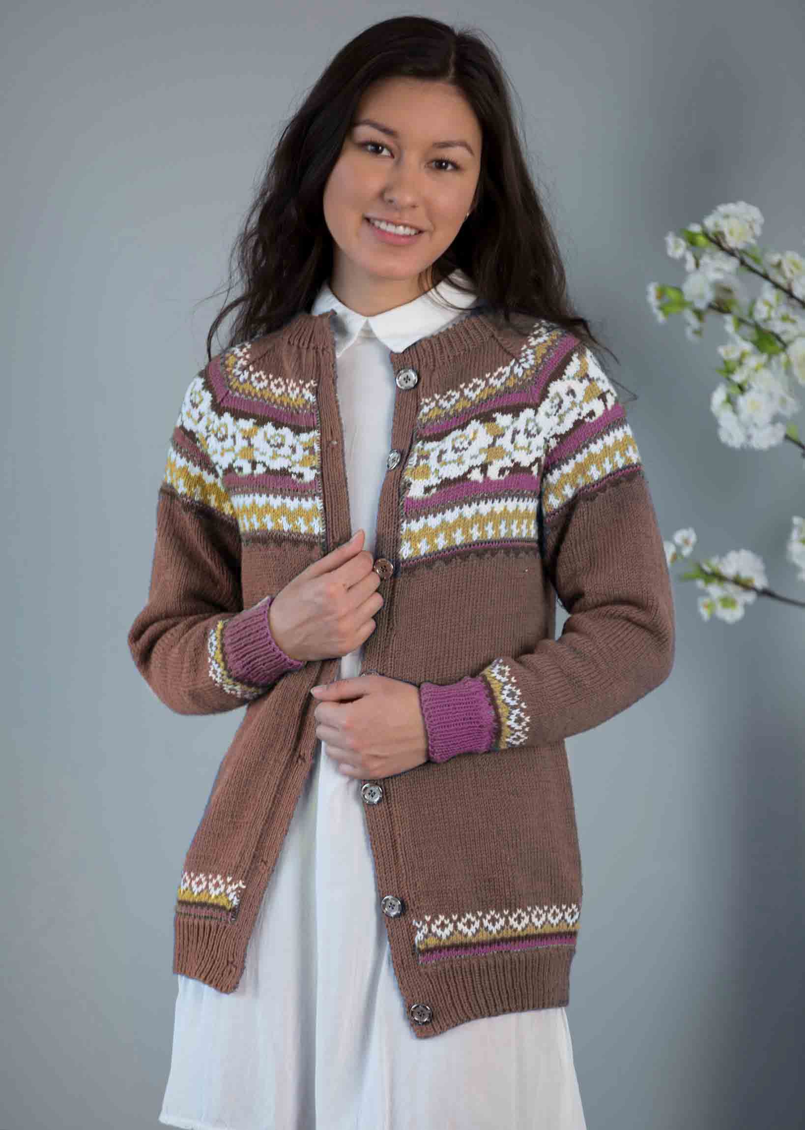 1808-8 Megan jakke lys brun