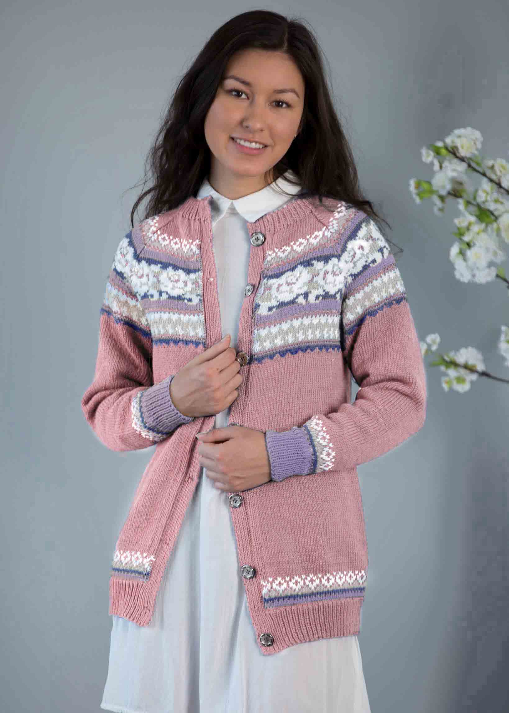 1808-8 Megan jakke lys rosa