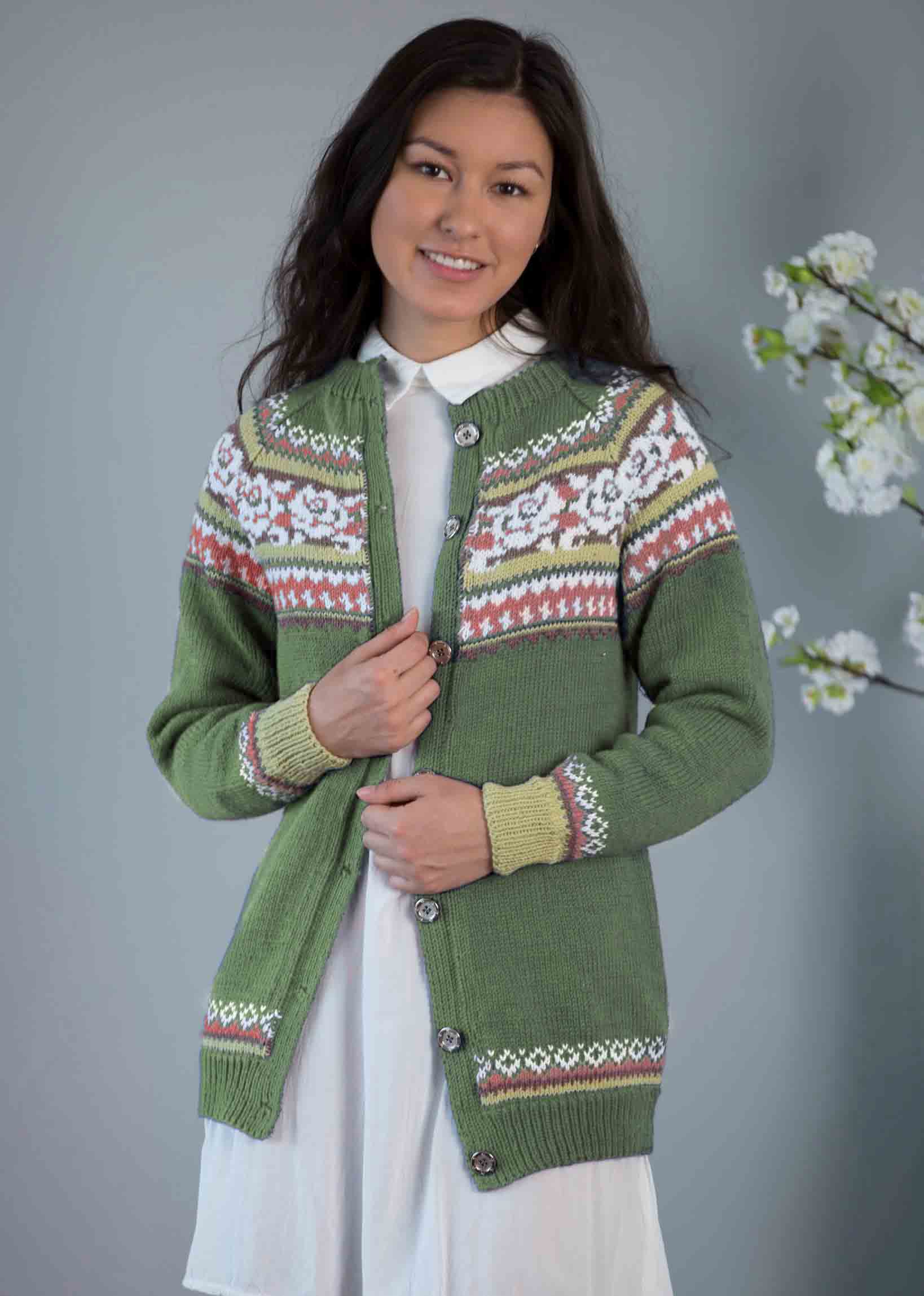 1808-8 Megan jakke mosegrønn