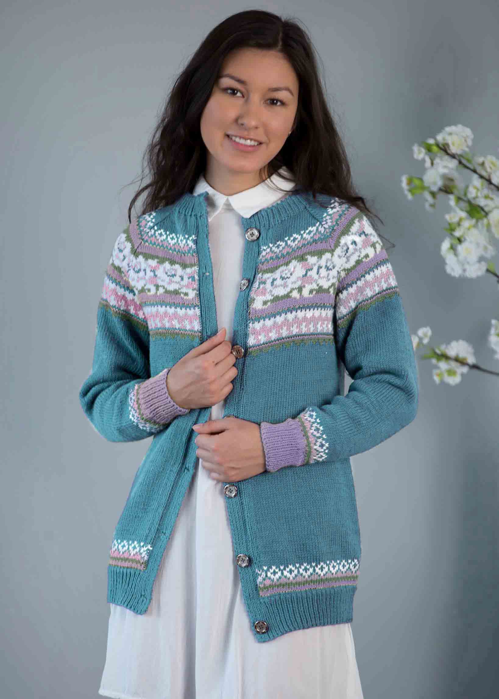 1808-8 Megan jakke petrol