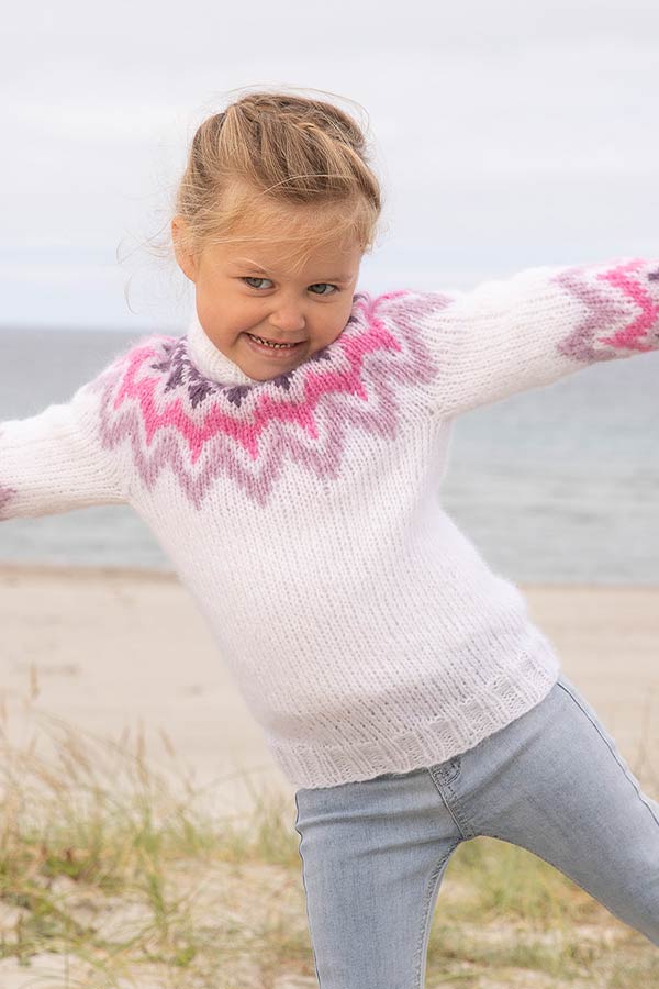 1815-1 Kathrine barntröja rosa