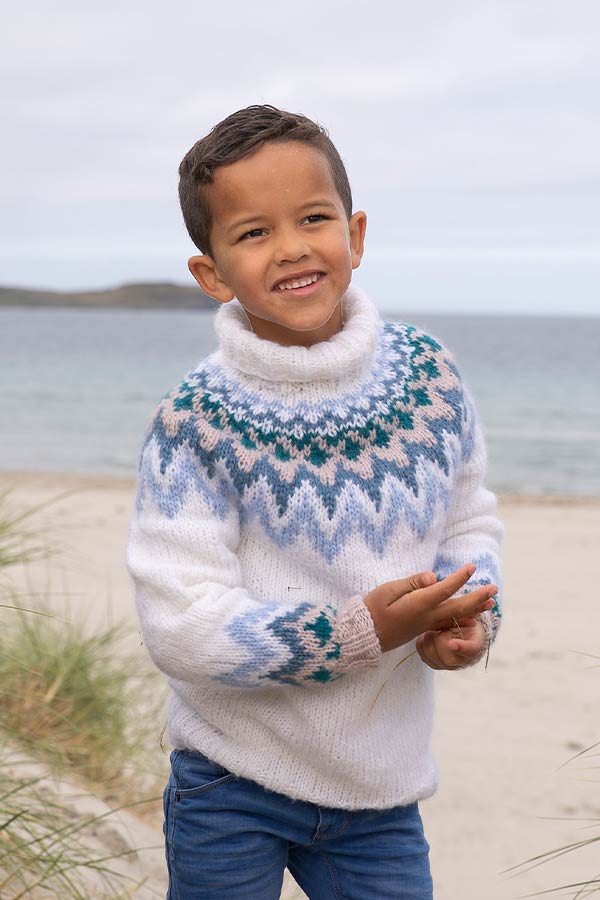 1815-1 Kathrine barntröja ljusblå