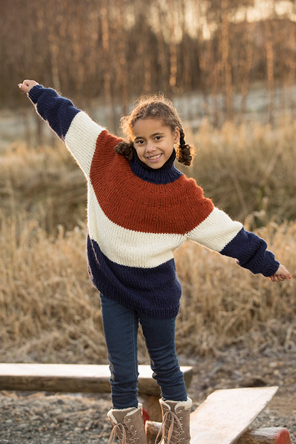 1902-8 Bea tröja marine