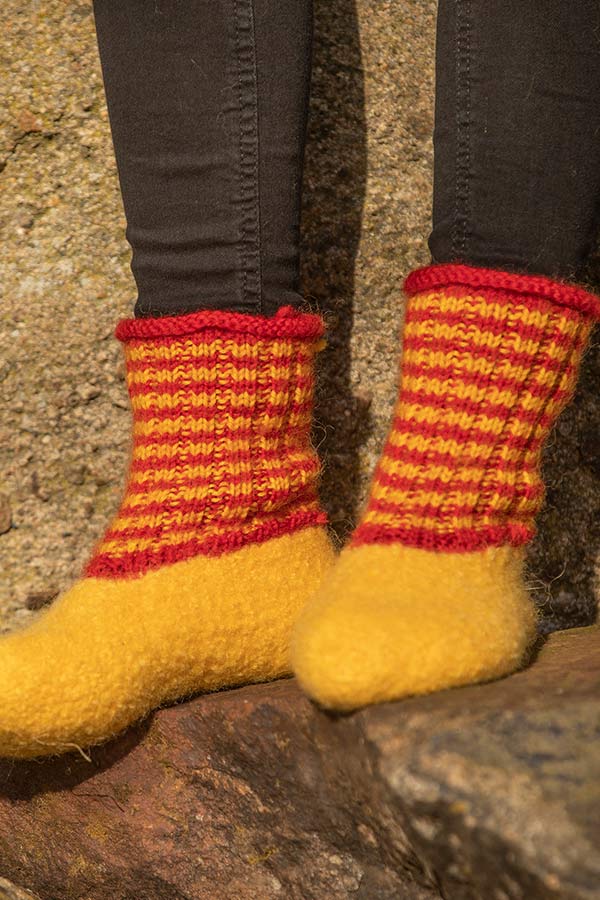 1906-16 Hyttesko rød