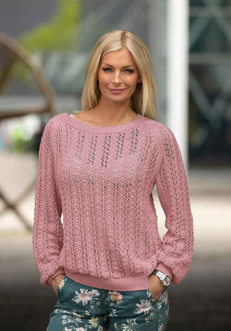 1915-3 Merethe sweater gammelrosa