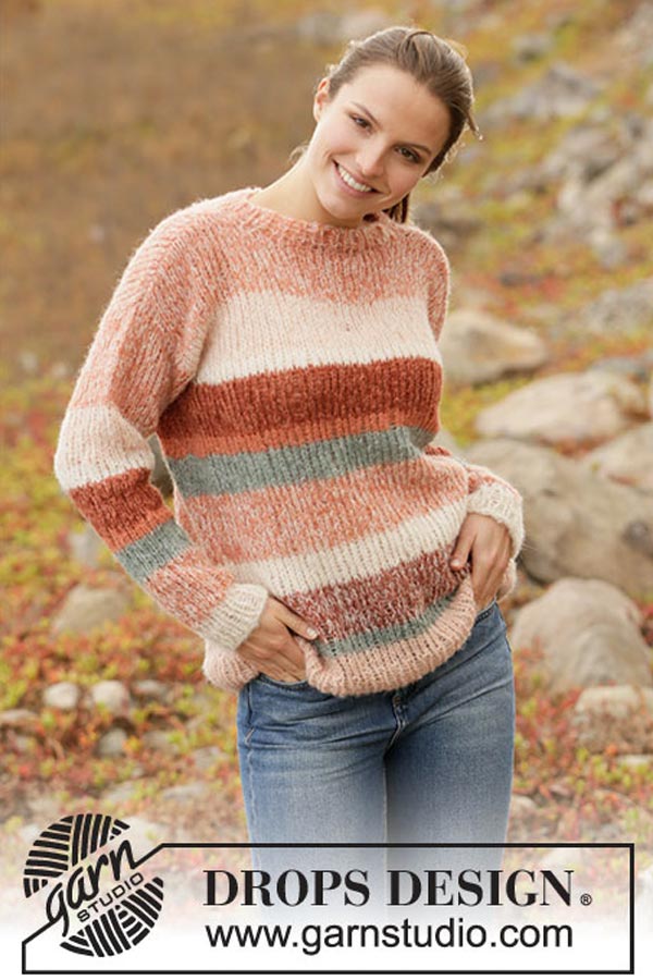 212-33 Sunset Stripes tröja