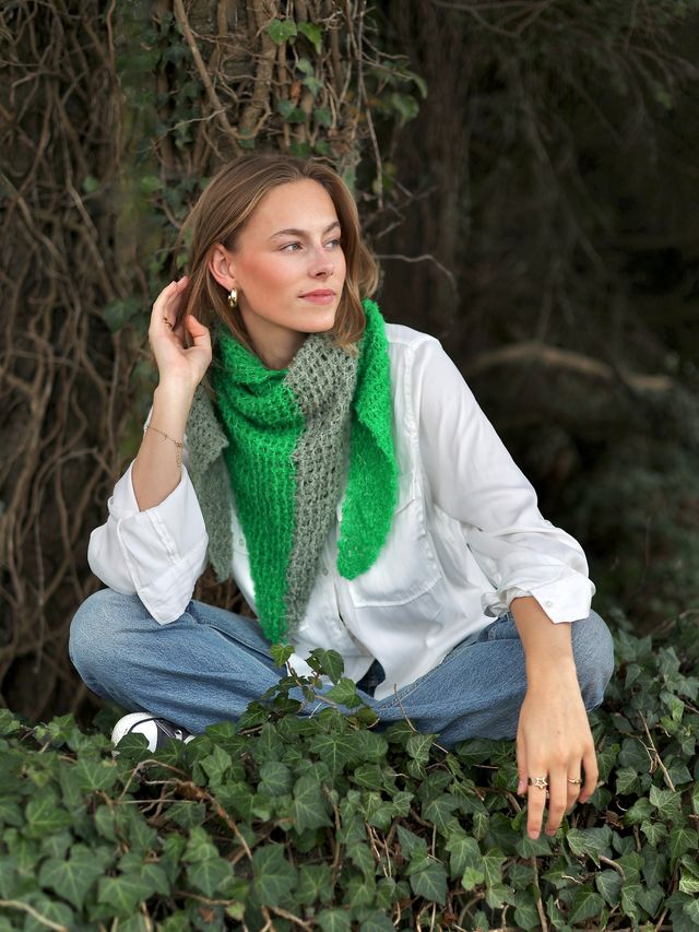 426S MEE schal grön