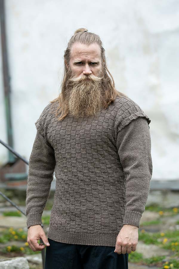 2127-1a Tor-viking tröja Brun