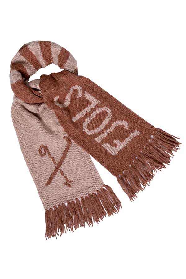 20-48 Afterski halsduk rost (UTGÅTT GARN)