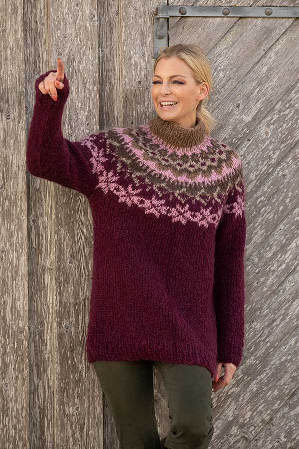 2009-4 Nova tröja vinröd