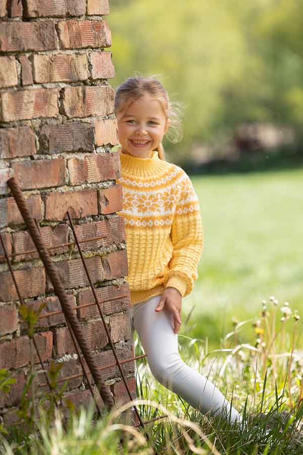 19-11 Lille vårgenser denim