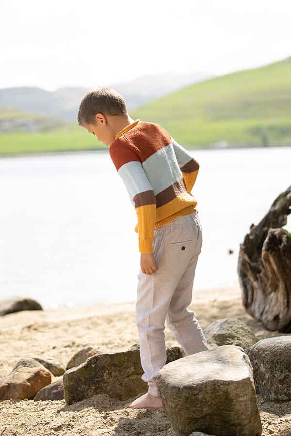 19-11 Lille vårgenser denim