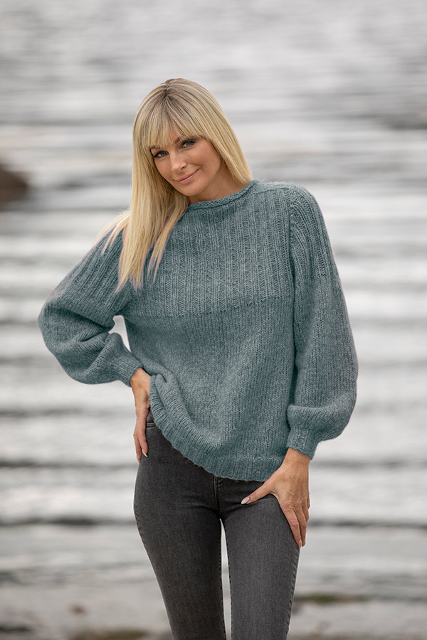 2022-2 Behag tröja petrol