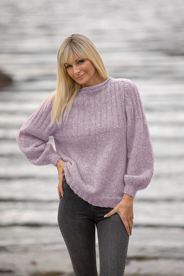 2022-2 Behag tröja ljuslila