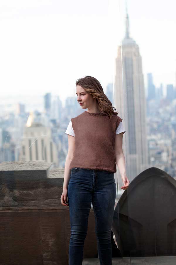 2025-1g Clara vest brun