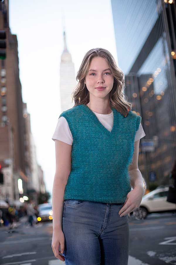 2025-2b Clara vest turkis