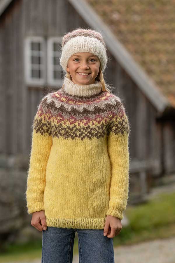 2027-1e Nova tröja och lue ljusgul