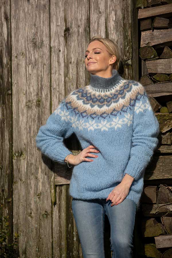 2027-2a Nova tröja ljusblå