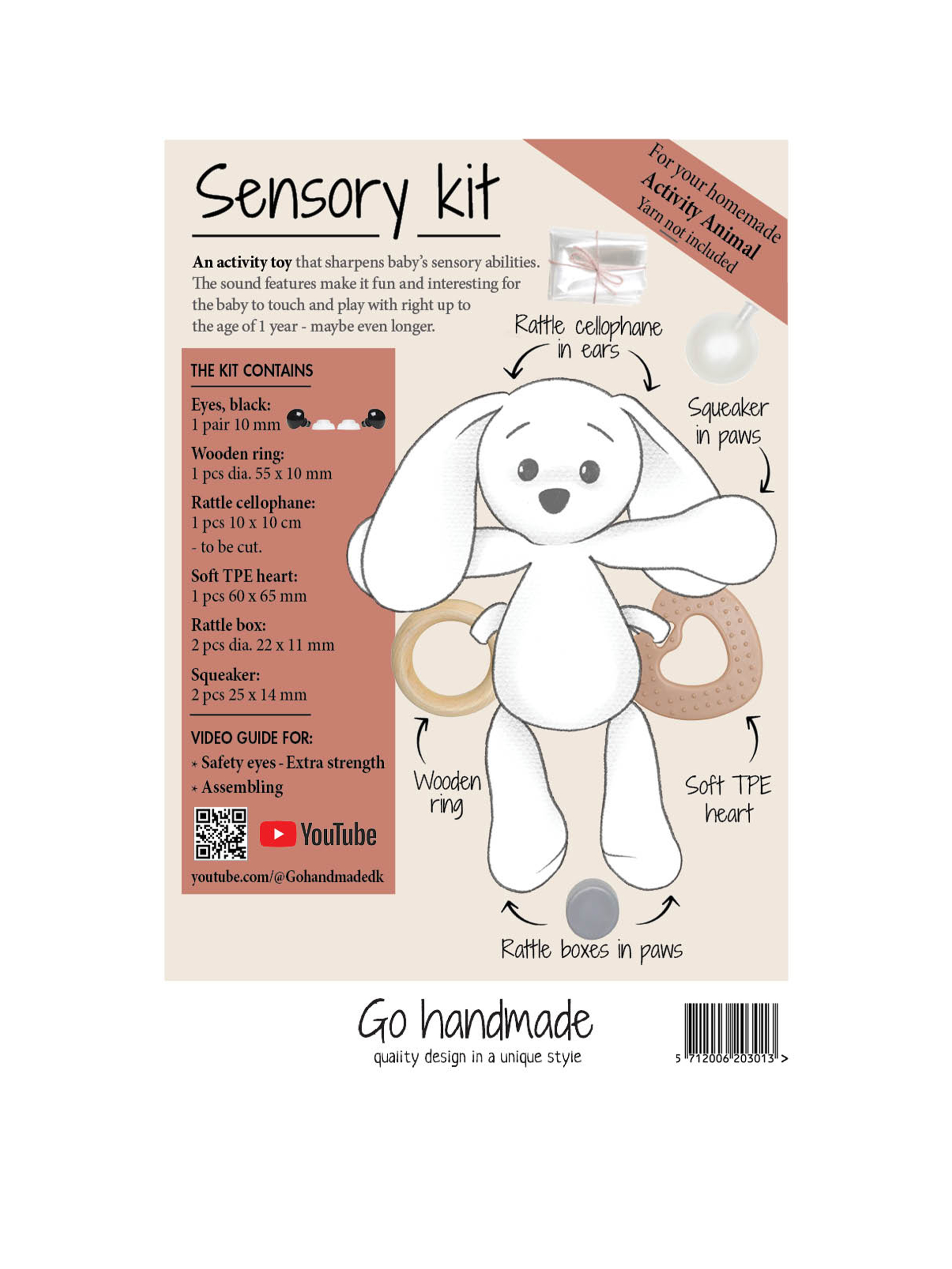 Sensory Kit - Känsel kanin