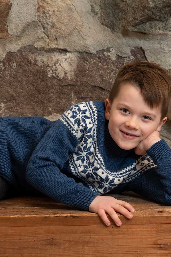 2105-06 Setesdal genser Sølve