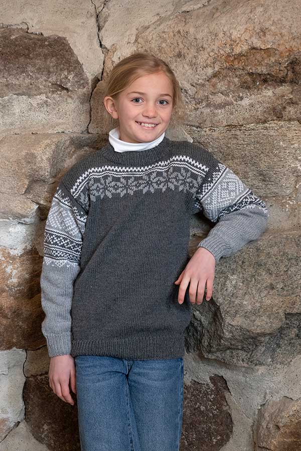 2106-03 Setesdal genser Jo grå