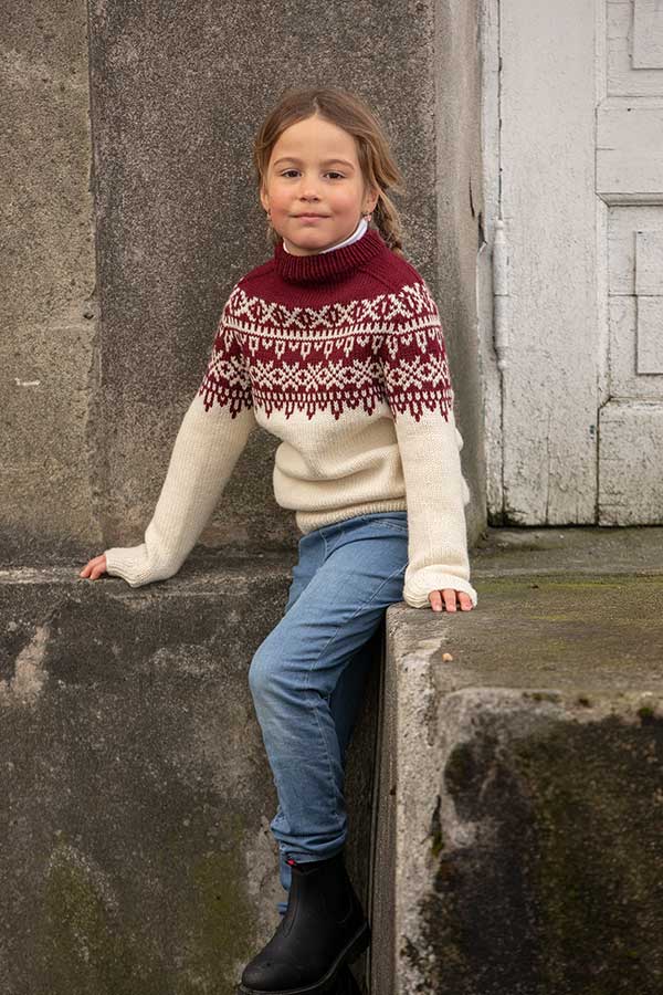 2116-5 Krus tröja naturvit