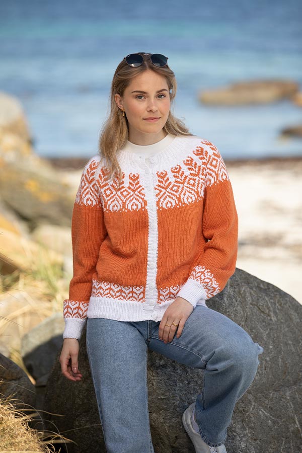 2124-4 Serina jacka orange