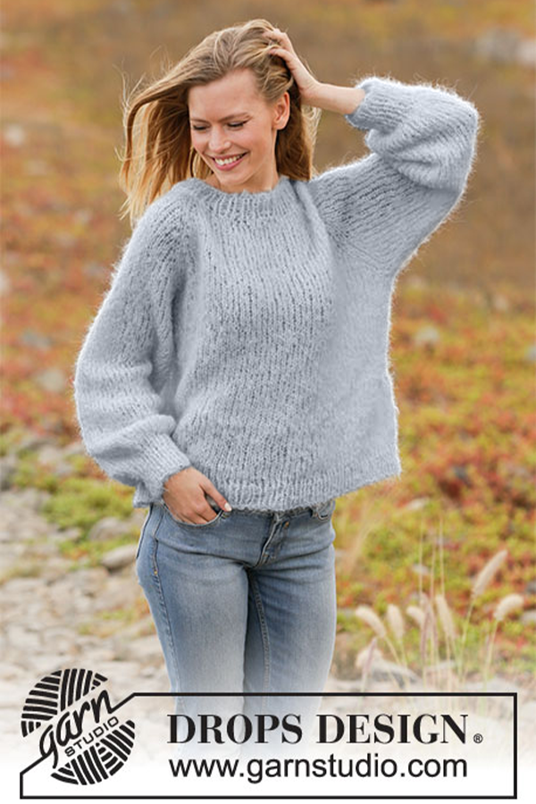 213-28 Spring Fuzz tröja dimma