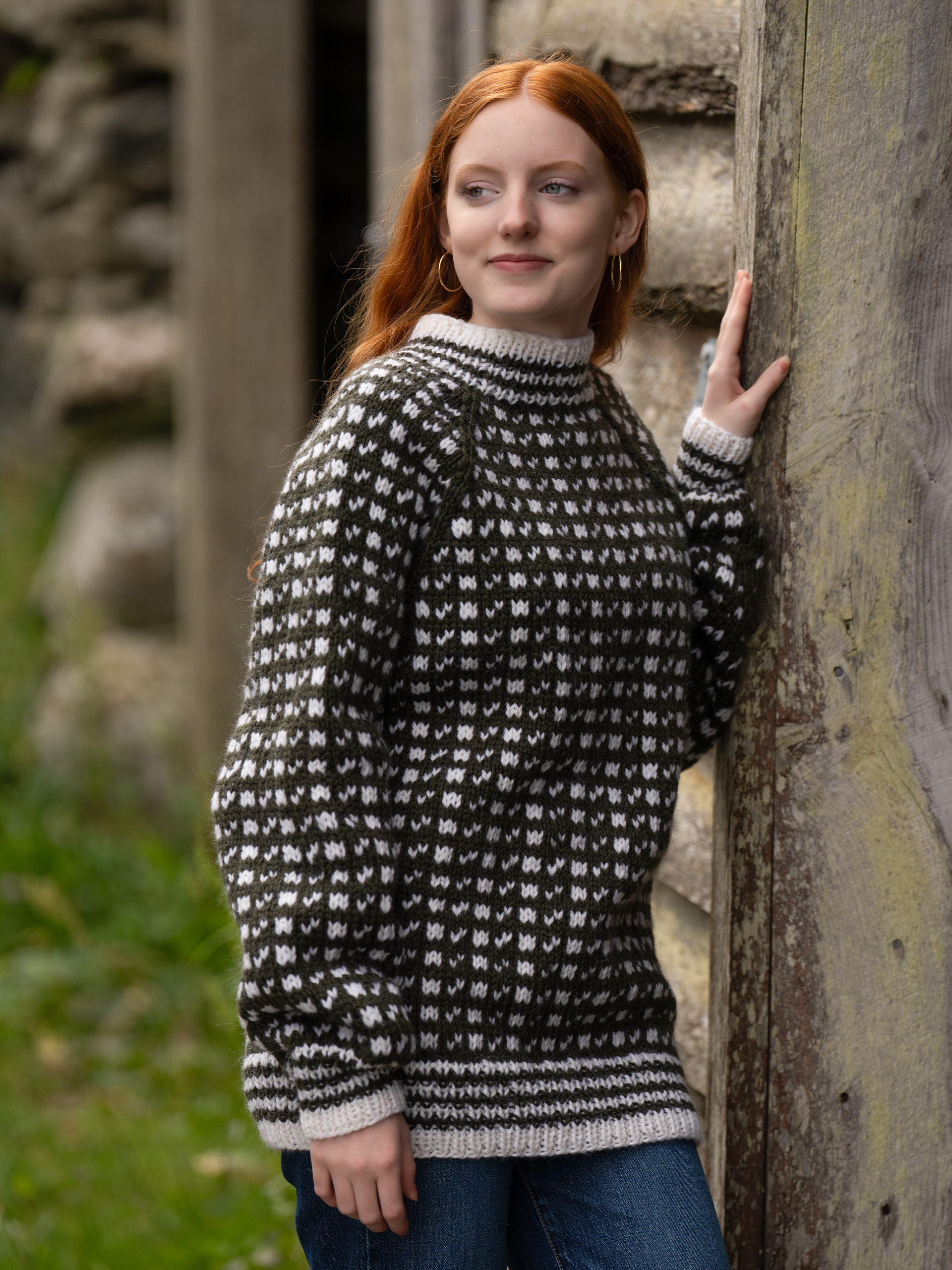 2135-4b Star islender unisex grønn