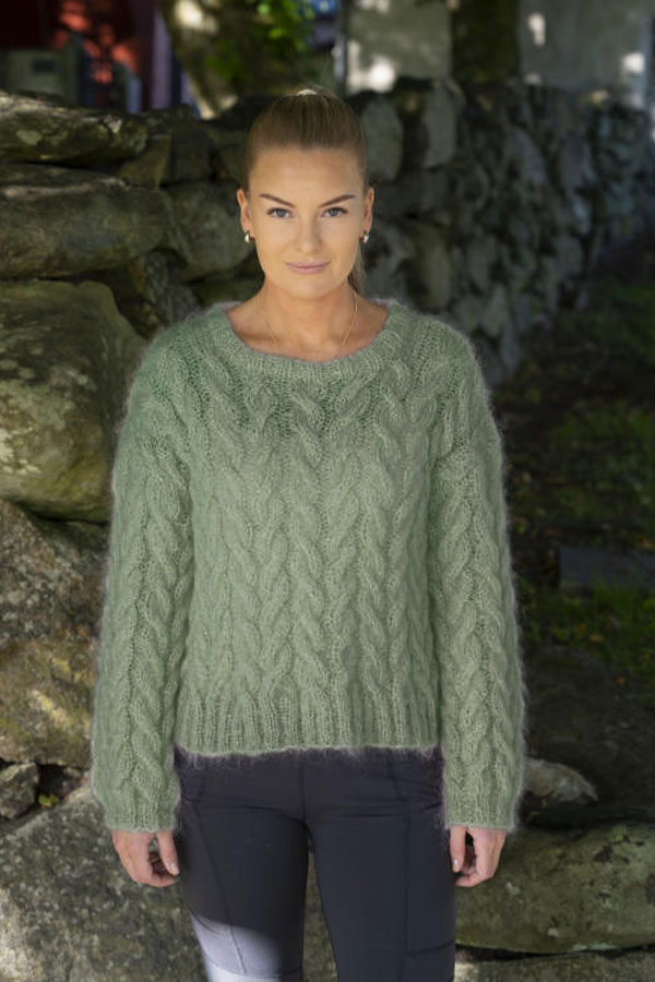 Melanita jadegrön tröja