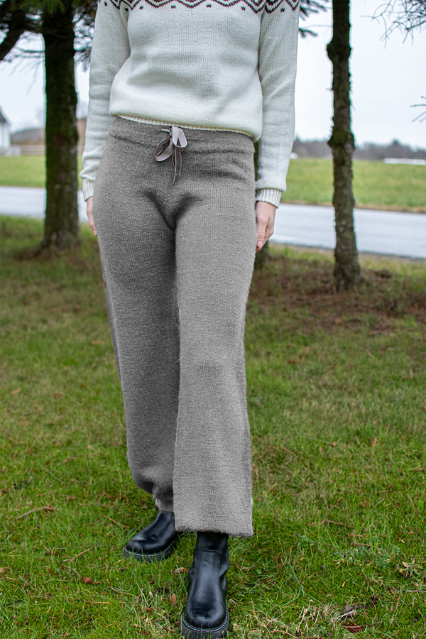 Marika byxor gråmelerad