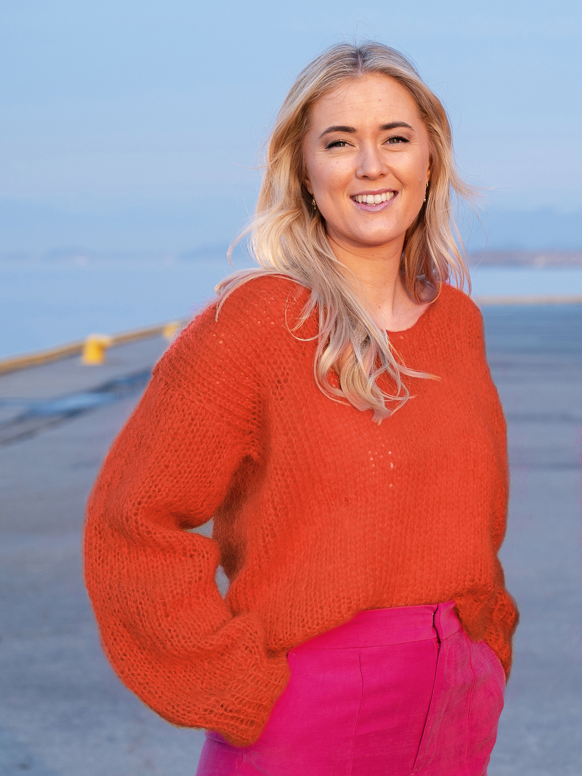 Amanda tröja orange