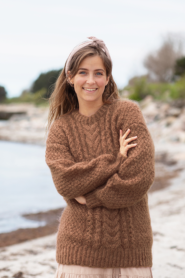 HELENE genser lys brun