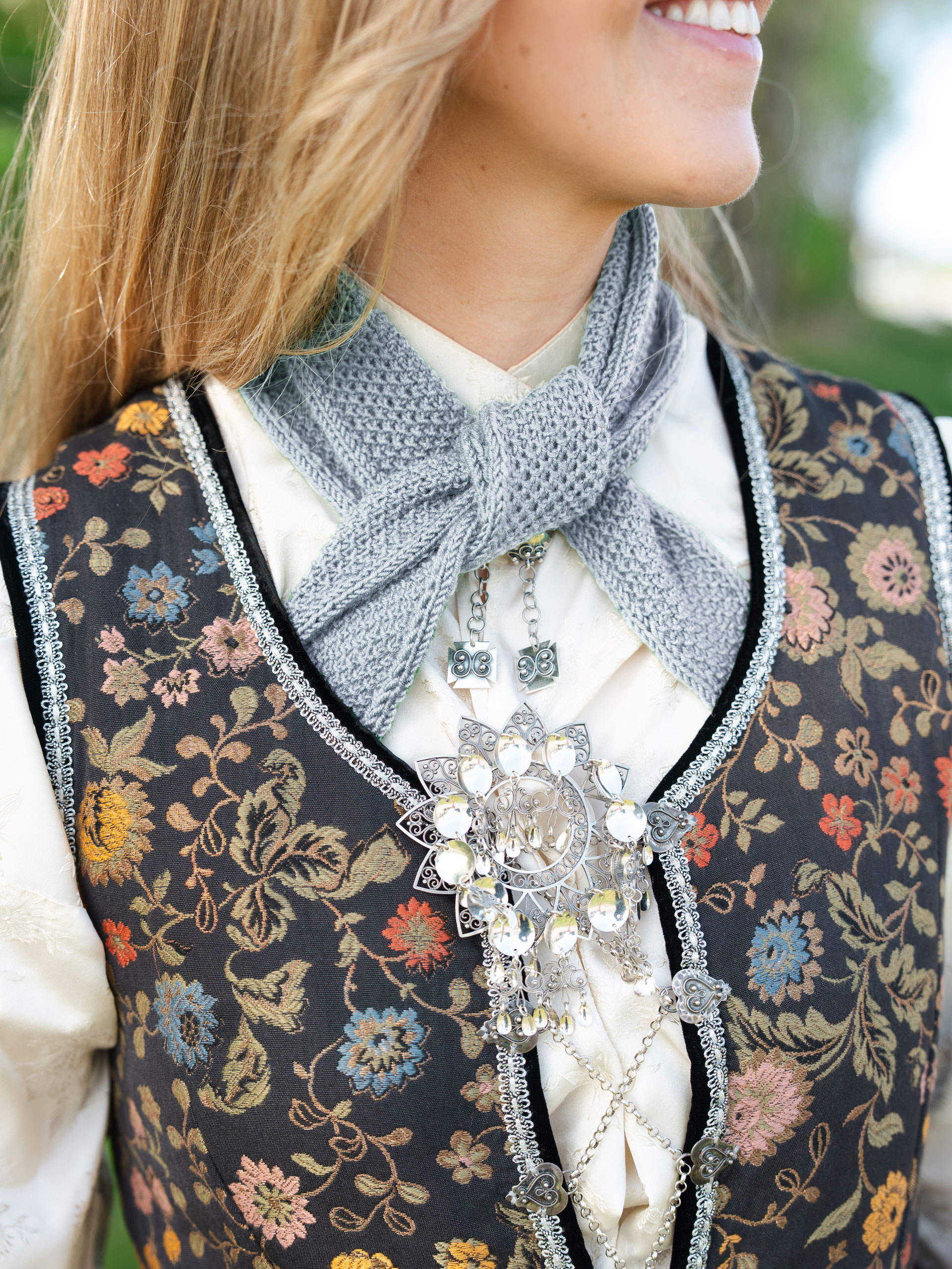 Softie scarf - Lysblå/Pure merino light