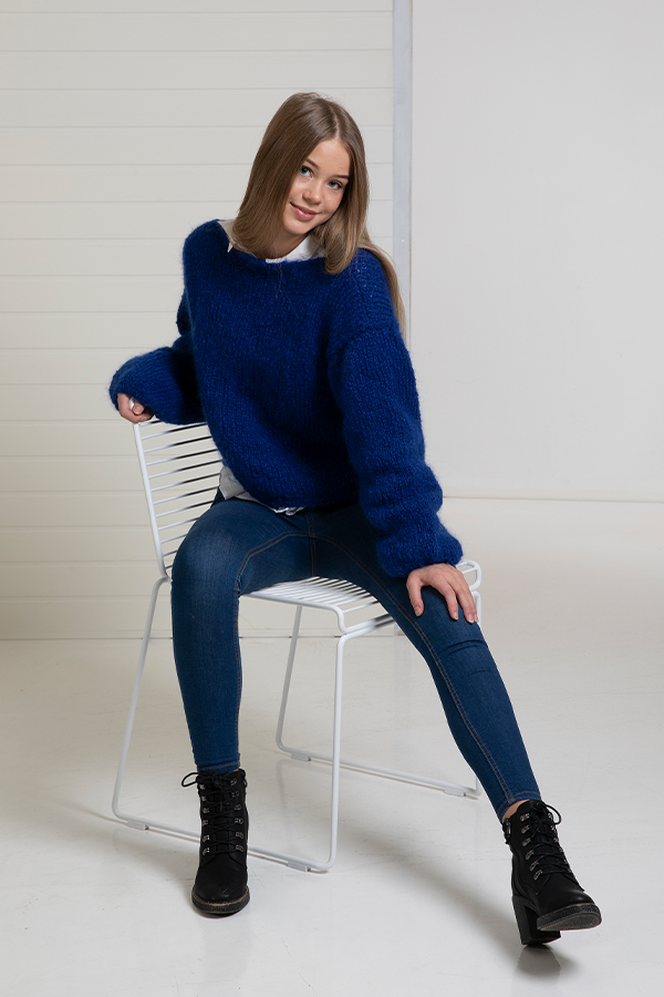 2201-2a Neo tröja kungsblå