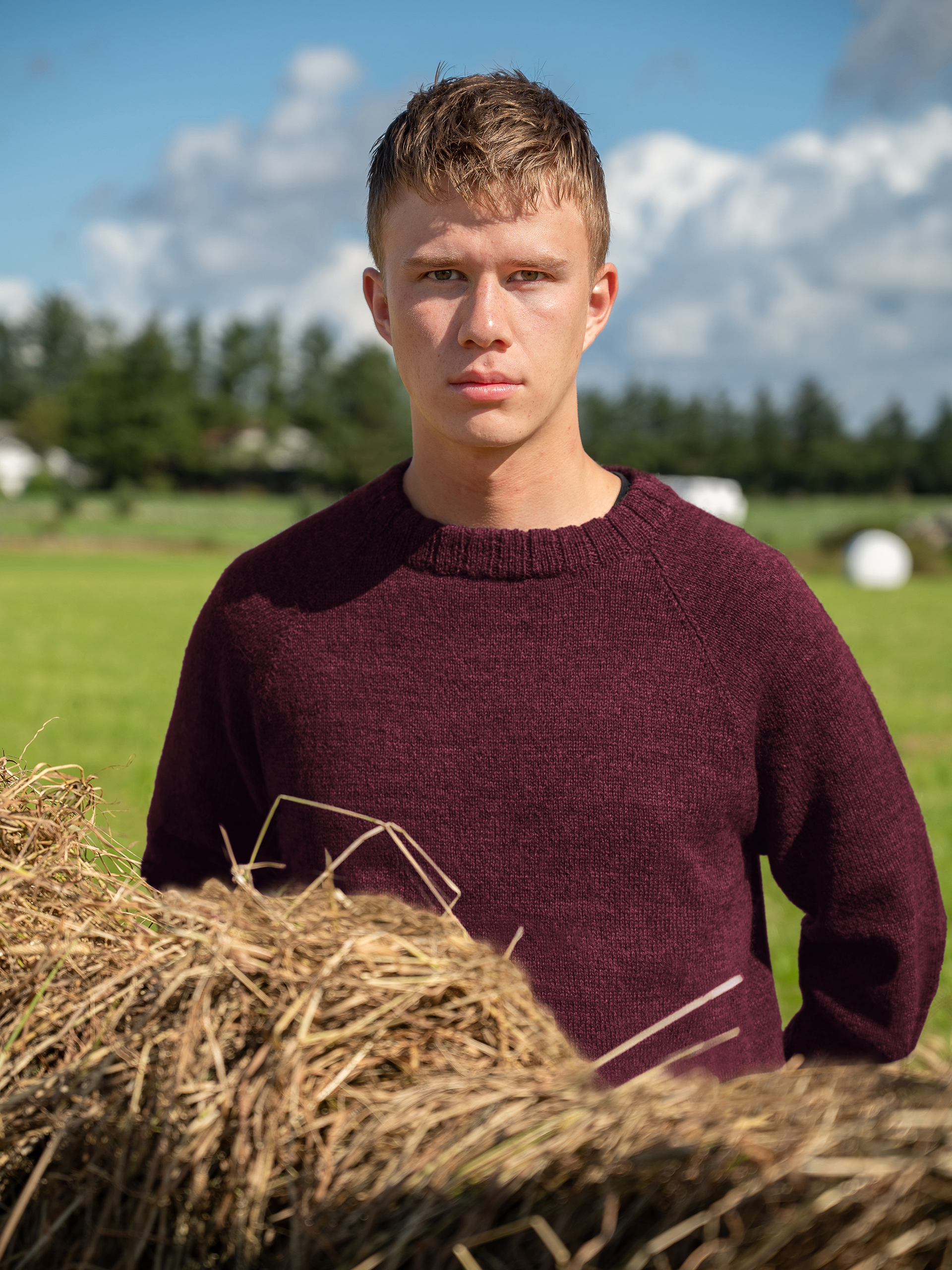 23-39d Gard genser vinrød