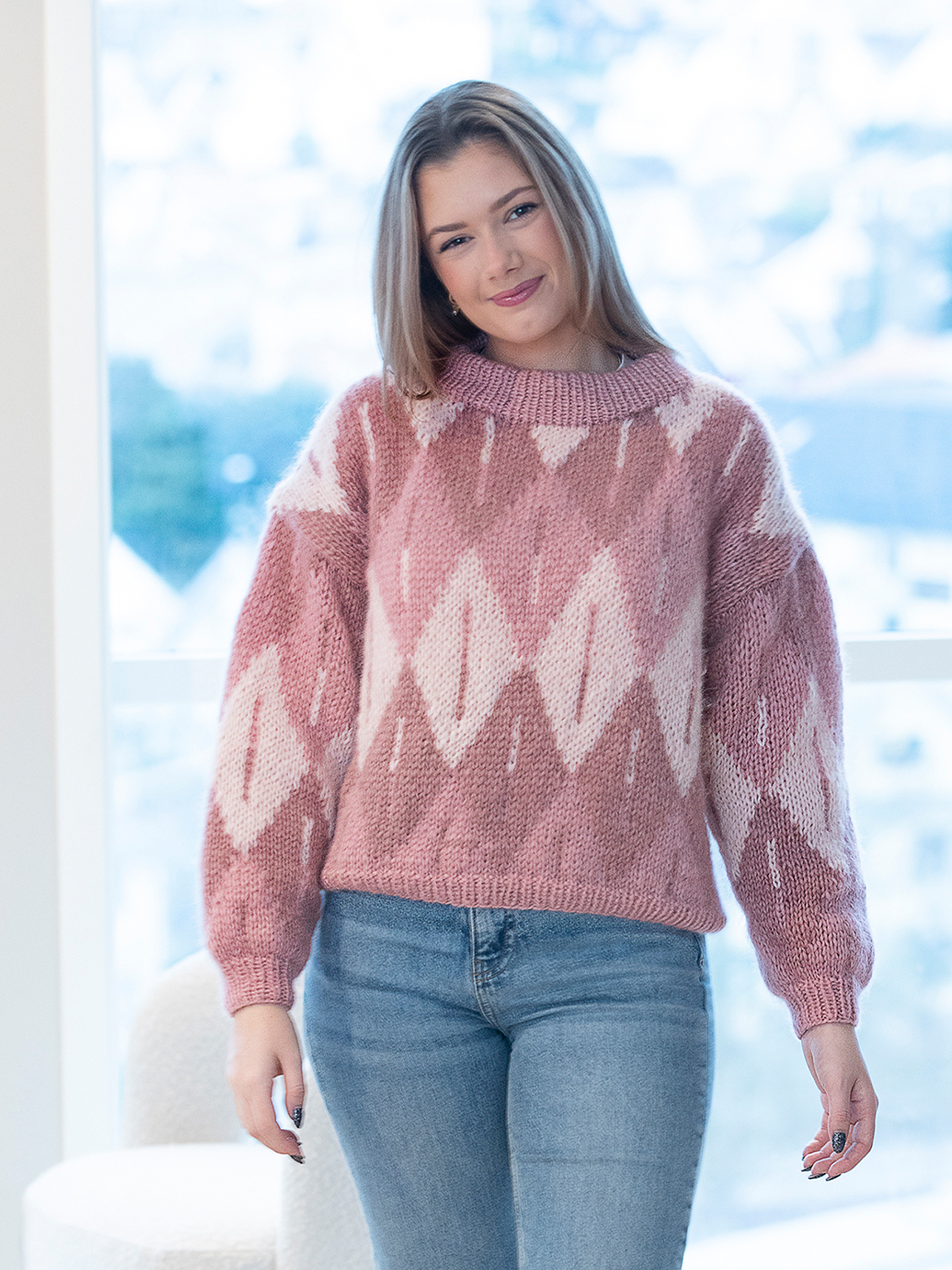 2305-06 Diamonds genser