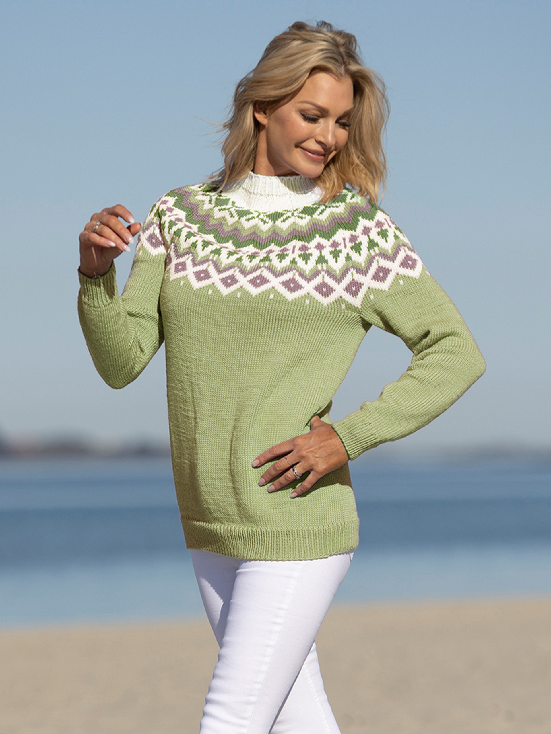 2319-4 Elmar genser grønn