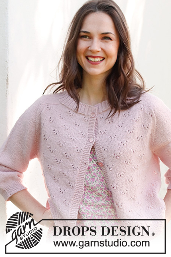232-26 Pink Peony Cardigan
