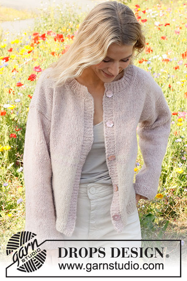 232-33 Dusky Rose Cardigan