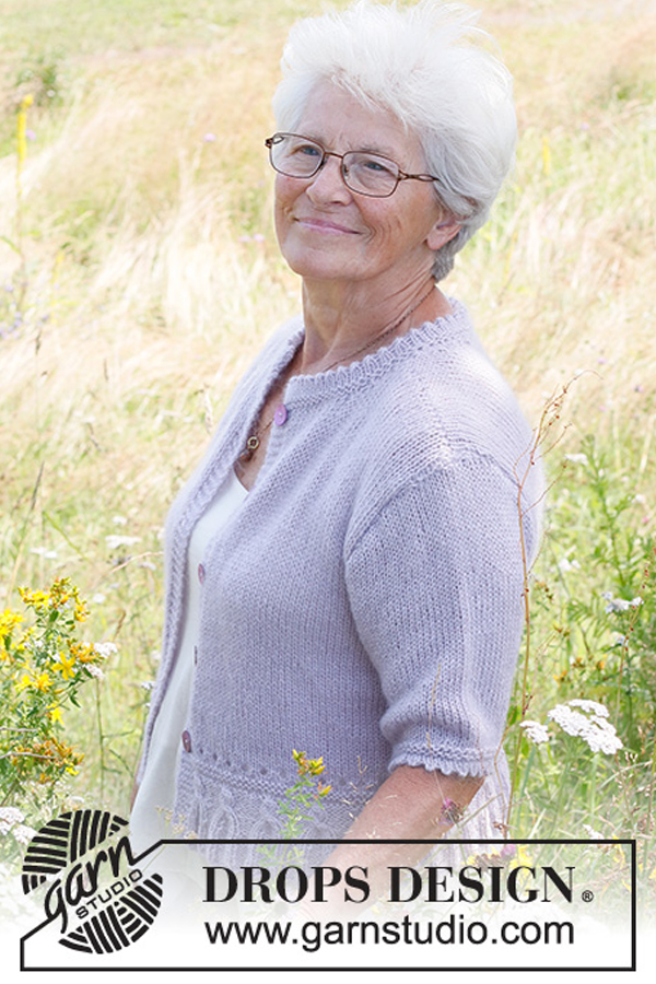 232-52 Provence Purple cardigan